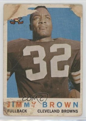 1959 Topps Jim Brown Jimmy Brown #10 HOF he0