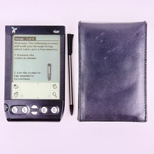 Handspring Visor Black Portable PDA Organizer Palm Pilot w Stylus - WORKS