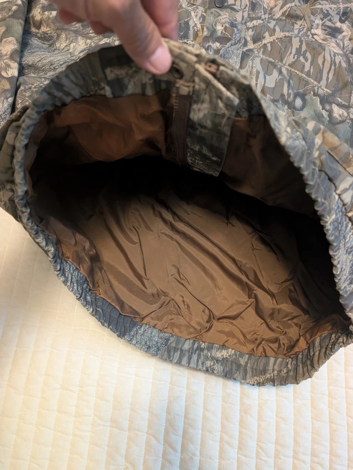 Vintage Columbia Mossy Oak Break Up Camo Canvas Full Zip Hooded Jacket Size M - Image 4 of 4