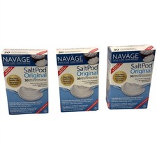 NAVAGE Original Saltpods 3 Boxes Original slt pod 30 Packs 90 Saltpods Exp 8/27
