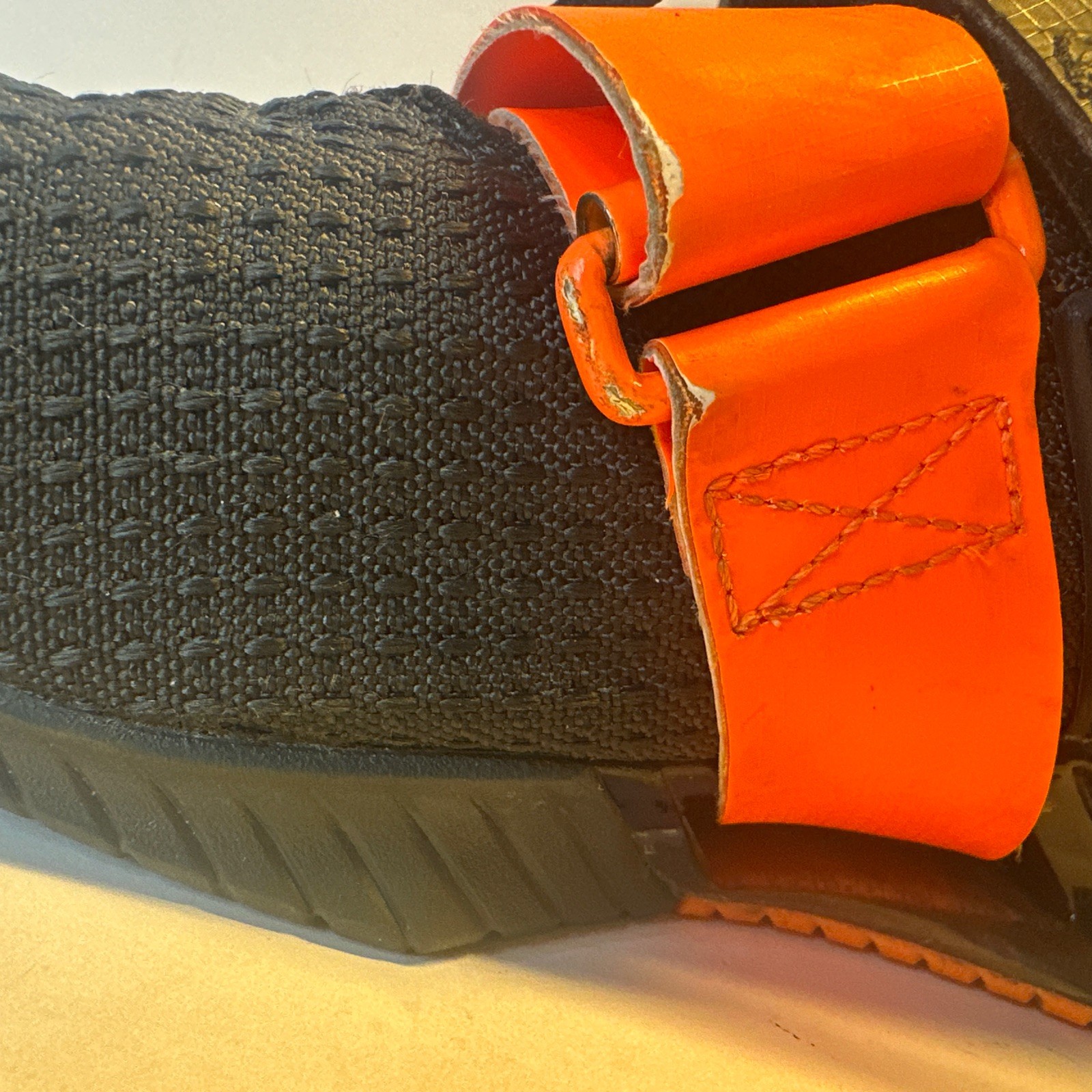 Nike Romeleos 4  Size 7.5 Men’s Weightlifting Sneakers Black Orange Training image 6