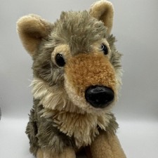 Wild Republic Wolf Plush Stuffed Animal Grey Tan K M International
