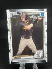 2020 Bowman Draft - 1st Chrome Robert Hassell #BD-39 Nationals