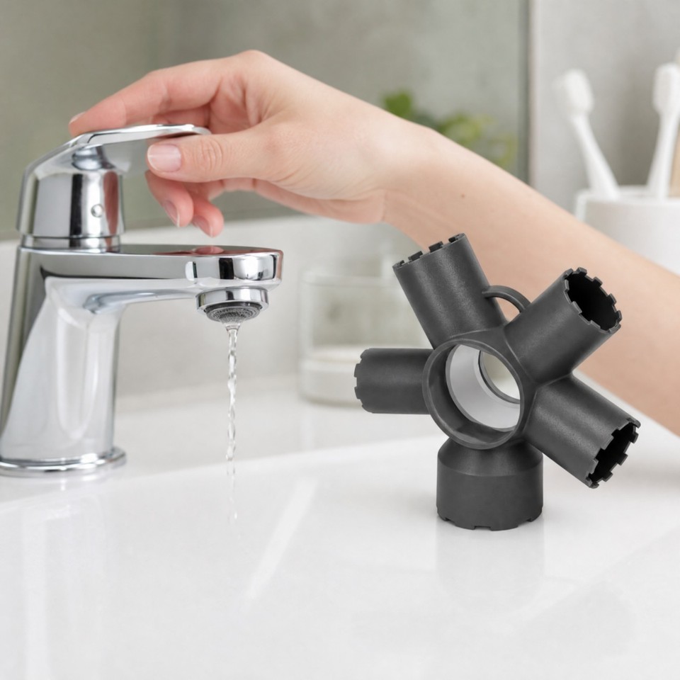 Multi-Size Faucet Aerator Removal Tool Non-Slip for Plumbing ...