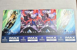 Aquaman IMAX Regal Collectible Ticket Card Set Original Movie Memorabilia