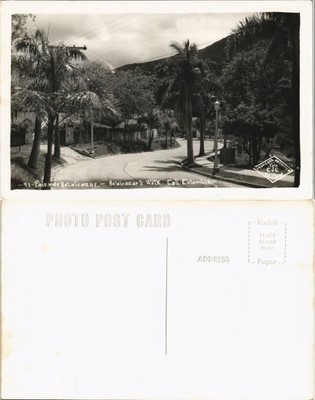 Santiago de Cali Paseo de Belalcazar Street View Colombia Kolumbien AK 1950