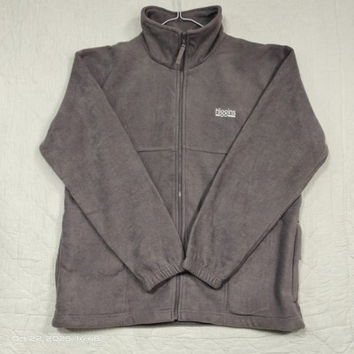 Blue Max Damen Fleecejacke mit durchgehendem Reißverschluss grau Größe M