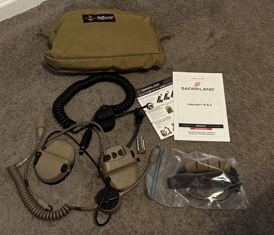 Protección auditiva electrónica Safariland Liberator con sistemas PTT Foto 2 de 3