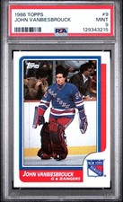 1986 TOPPS #9 JOHN VANBIESBROUCK PSA 9