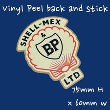  BP SHELL MEX Ltd  Oil Vinyl Sticker Can Jug pourer Pump oiler Retro  petrol uk