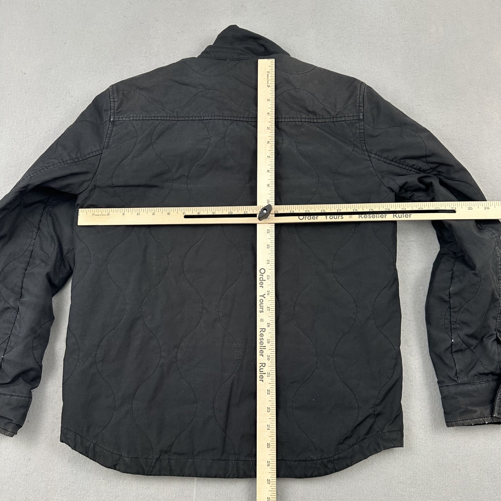 Everlane Coat Men Small Black Solid Button Up Jac… - image 6