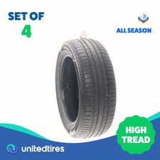 Set Of 4 Used 22555r18 Hankook Kinergy Gt 98h - 932