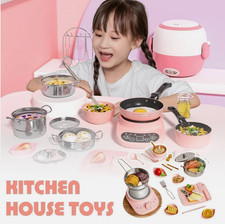 Image of Real Cooking for Kids Real Cooking Kitchen Set Cooking Toys Mini Kitchen UK