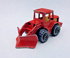 Majorette Tracto Diecast Spielzeug Traktor rot Nr 265 guter Zustand Schneepflug