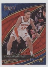 2019-20 Panini Select Courtside Tmall Red Wave Prizm Ignas Brazdeikis #286 11jj