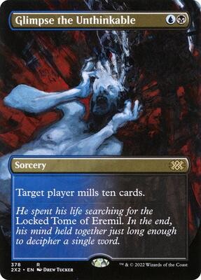 Glimpse the Unthinkable (Borderless) Near Mint 378 Double Masters 2022 Reg