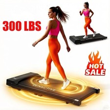 Portable Walking Pad Under Desk : 2.5HP 3-in-1 Treadmill Remote, LED Display