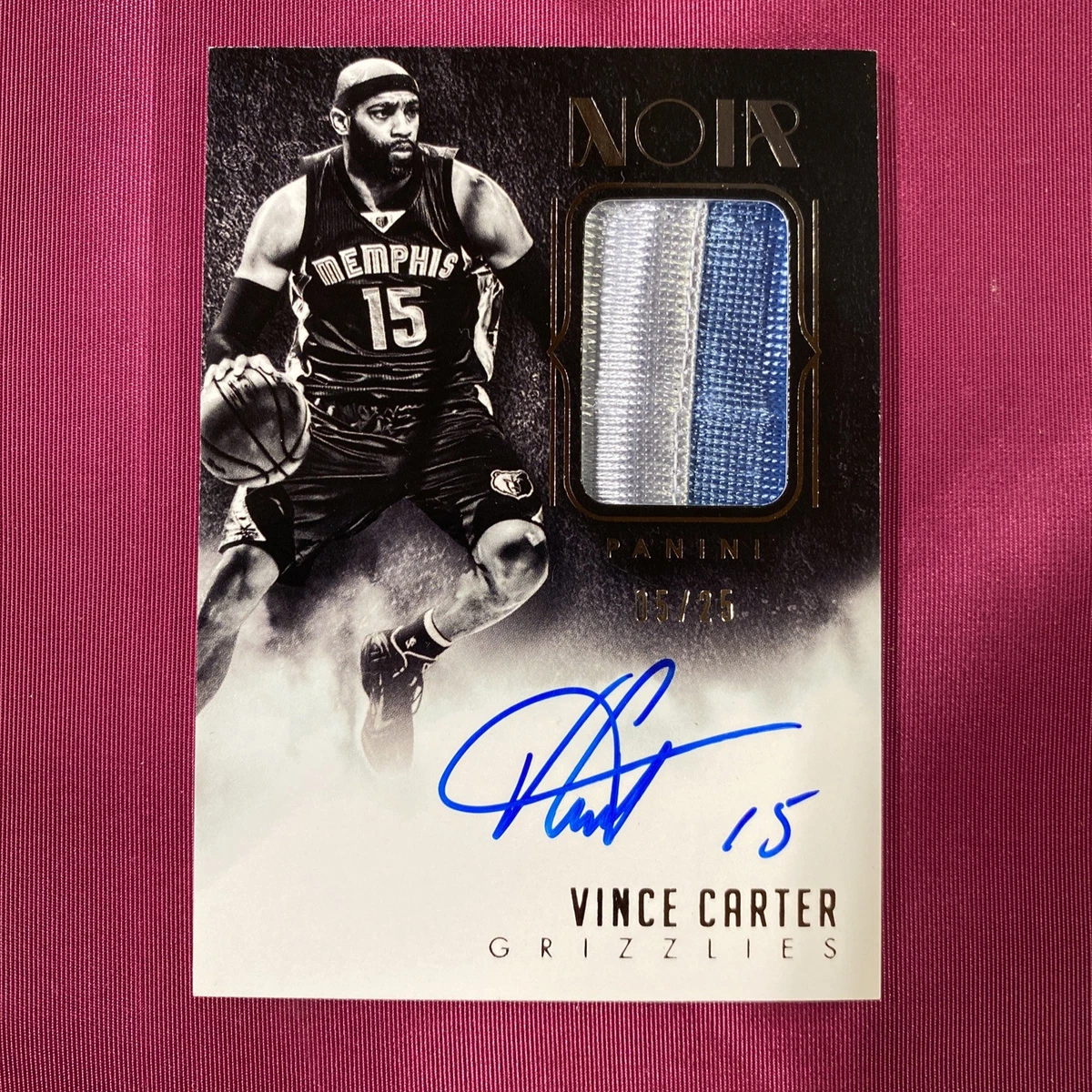 Vince Carter Memphis Grizzlies Basketball Autographed Sports