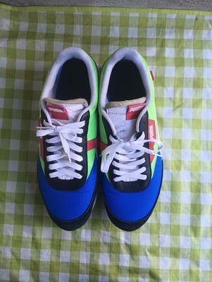 PUMA Future Rider Dazzling Blue Men s Size 11.5 Retro Running Sneakers Colorbloc