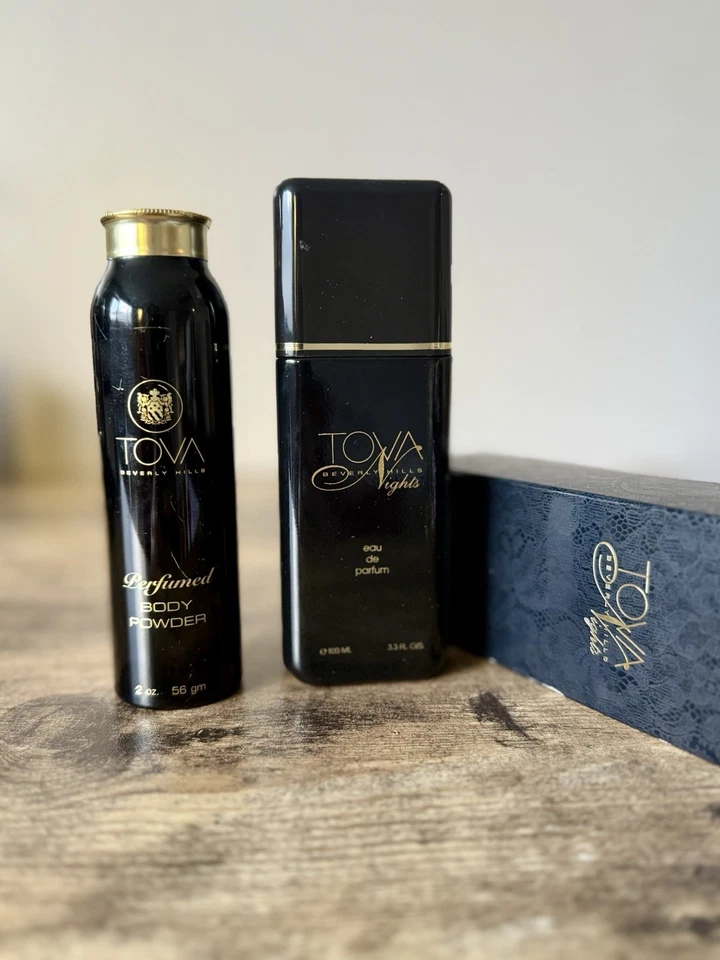 TOVA Beverly Hills NIGHTS VINTAGE Eau de Parfum 3,3 oz/100 ml con Polvo Corporal Foto 3 de 4