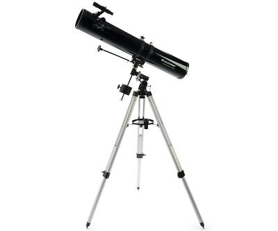 Celestron Powerseeker 114/900mm Teleskop mit Montierung & Stativ, Powerseeker114