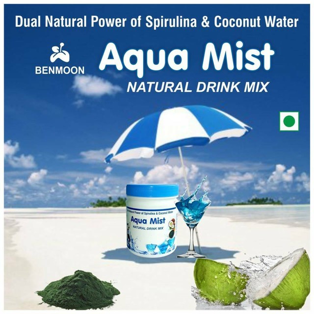 Aqua Mist Natural Instant Energy Drink Mix Coconut Water Flavor 500ml