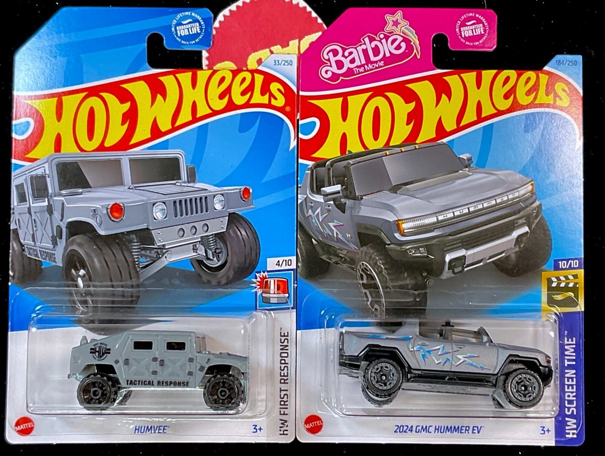ホットウィール ハムビー Hot Wheels HUMVEE HW ハマー 2024 Hot Wheels Gray Humvee H1 HW First Response & Ken's 2024 EV