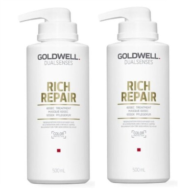 Goldwell Dualsenses Rich Repair 60Sec Treatment 500ml 2er Pack