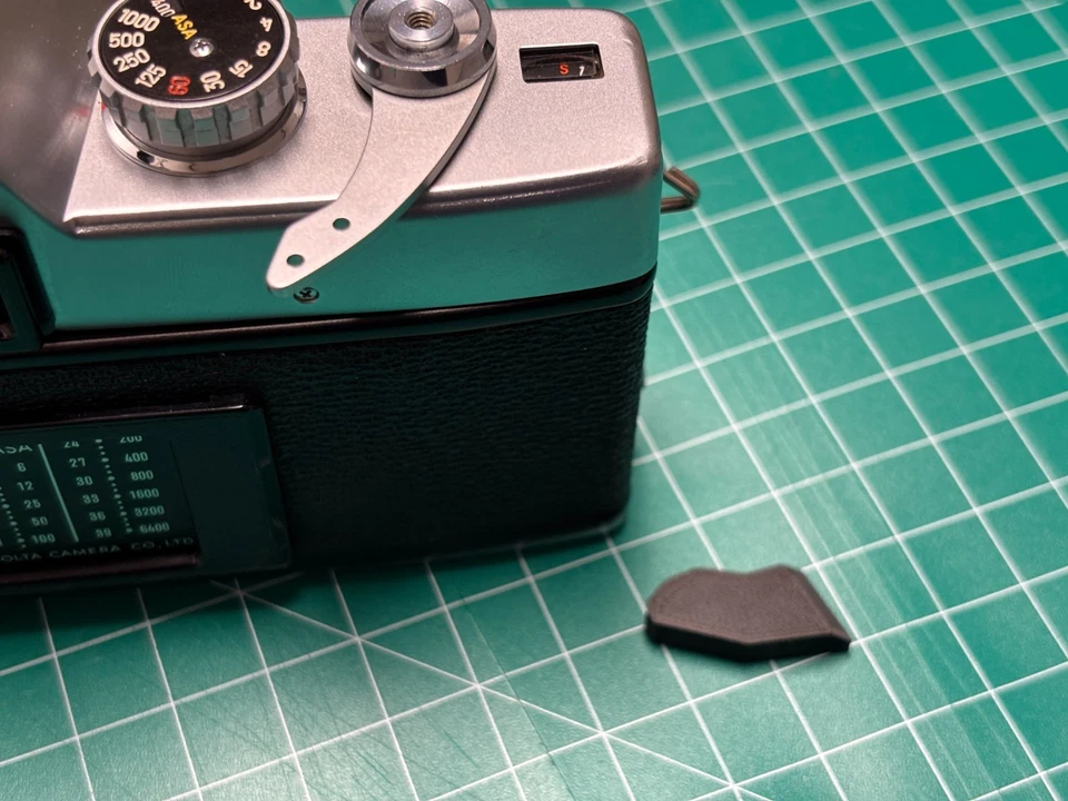 Minolta SRT 101 102 103 201 202 Película Avanzada Palanca Carcasa Cubierta Reparación Pieza Foto 4 de 4