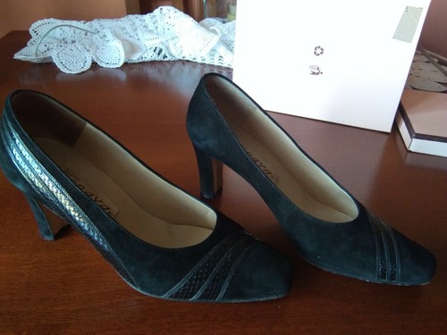 SCARPE DONNA PRADA Vera Pelle Nere Numero 39 EUR 35,00 - PicClick IT