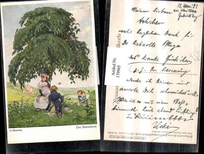 179965,Primus AK 5146 Helmut Skarbina Der Störenfried Mann u. Frau unter Baum Ki