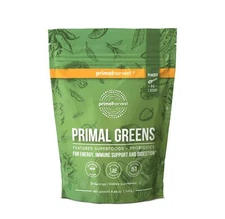 Primal Harvest Greens Powder, 30 Scoops, Veggie Fruit and Vegetable Blend for Sm