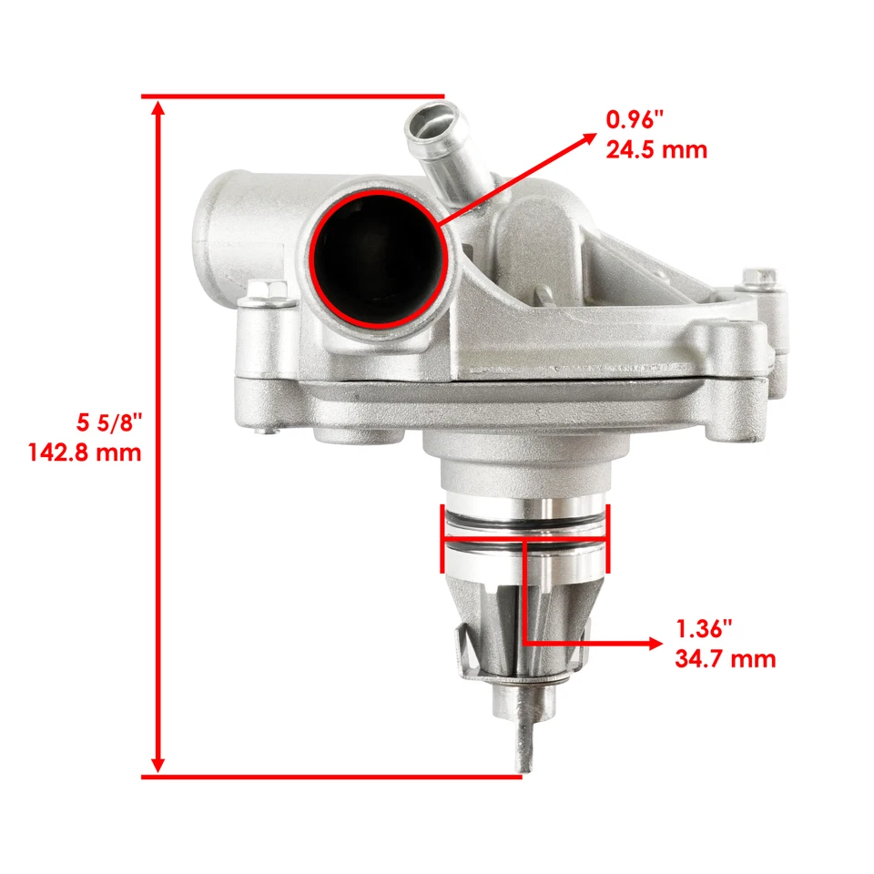 Conjunto de bomba de agua para Polaris RZR 4 900 2015 / RZR 900 2015 1204477 1204476 Foto 4 de 4