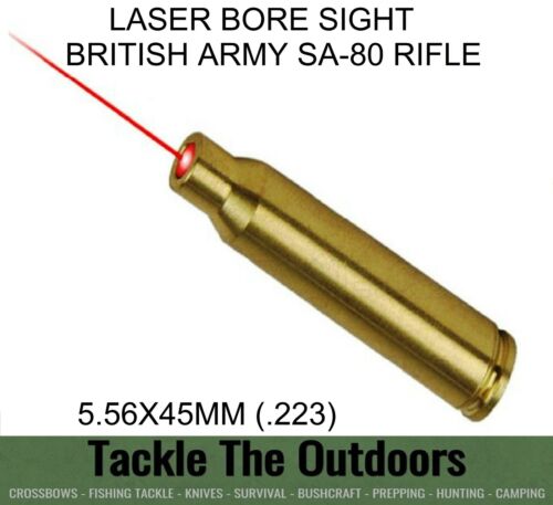 Laser Bore Sighter 5.56mm X 45mm SA-80 British Army NATO Rifle Round (.223) NEW - Picture 1 of 3