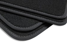 Set Di 4 Tappetini Auto In Velluto Per BMW Serie 3 E46 (1998-2007) - Nero, Spessore 5.5 Mm, Rinforzati - 2