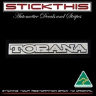 TORANA Nose Cone Decal Sticker - LX Holden GMH