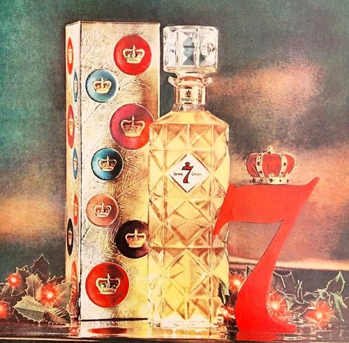 1961 Seagrams 7 Crown Whiskey Advertisement Christmas Gift Distillery HM2P