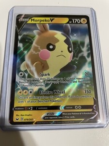 Morpeko V Ultra Rare - 079/202 Sword & Shield Base Set - Pokemon TCG - Mint/NM