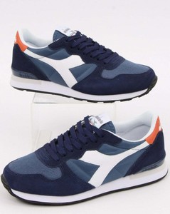 Diadora Camaro Trainers in Navy Blue 