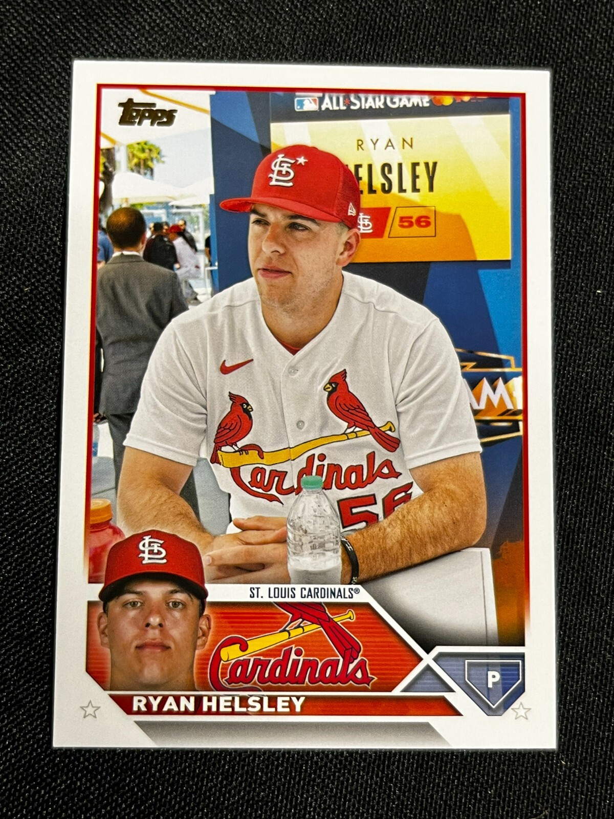 2023 Topps Series 1 Ryan Helsley #229 Golden Mirror SSP Image Variant AA