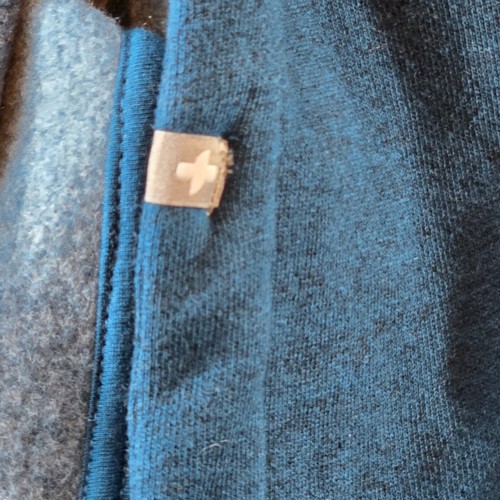 Figs Sweater Womens Size Medium Green Blue Essential 2.0 Hoodie Full Zip Pockets - Picture 4 of 16
