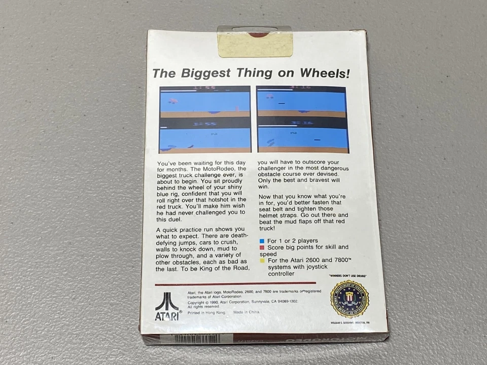 MotoRodeo (Atari 2600) Factory Sealed New in Box NIB NTSC - Image 3 of 4