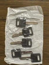 GM B48-P “A” Key Blanks. Lot Of Five(5) Blank Keys MIP
