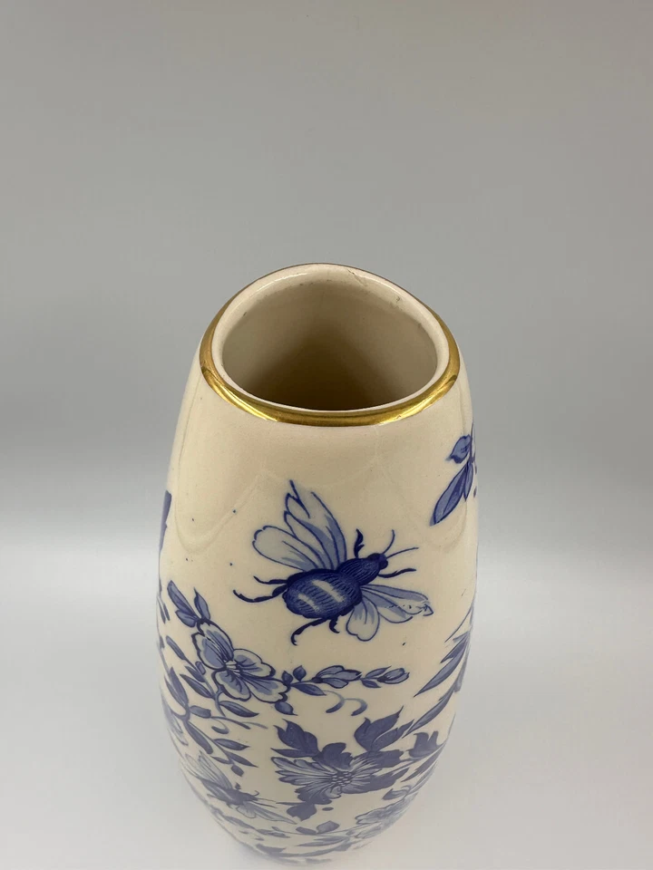 Oranien Blumenvase echt Kobaltblau Höhe ca. 28 cm - Bild 3 von 4