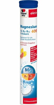 Doppelherz Magnesium 400 + Vitamins B1 B6 B12 Folic Acid </span> (4009932008463)