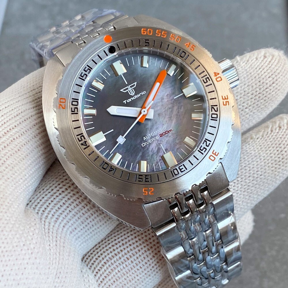 Tandorio 300T Model NH35A Movt Automatic Men Watch Mechanical Sapphire SUB 42mm