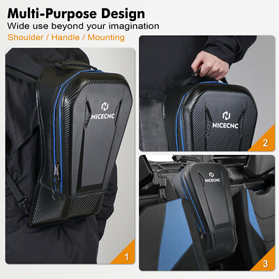 NICECNC UTV X3 Center Seat Shoulder Storage Bag – For Can Am Maverick X3 2017-24, 12.5L