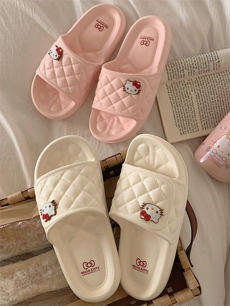 NEW Women Girl's Hello Kitty My Melody Slippers Indoor Bath Home Non