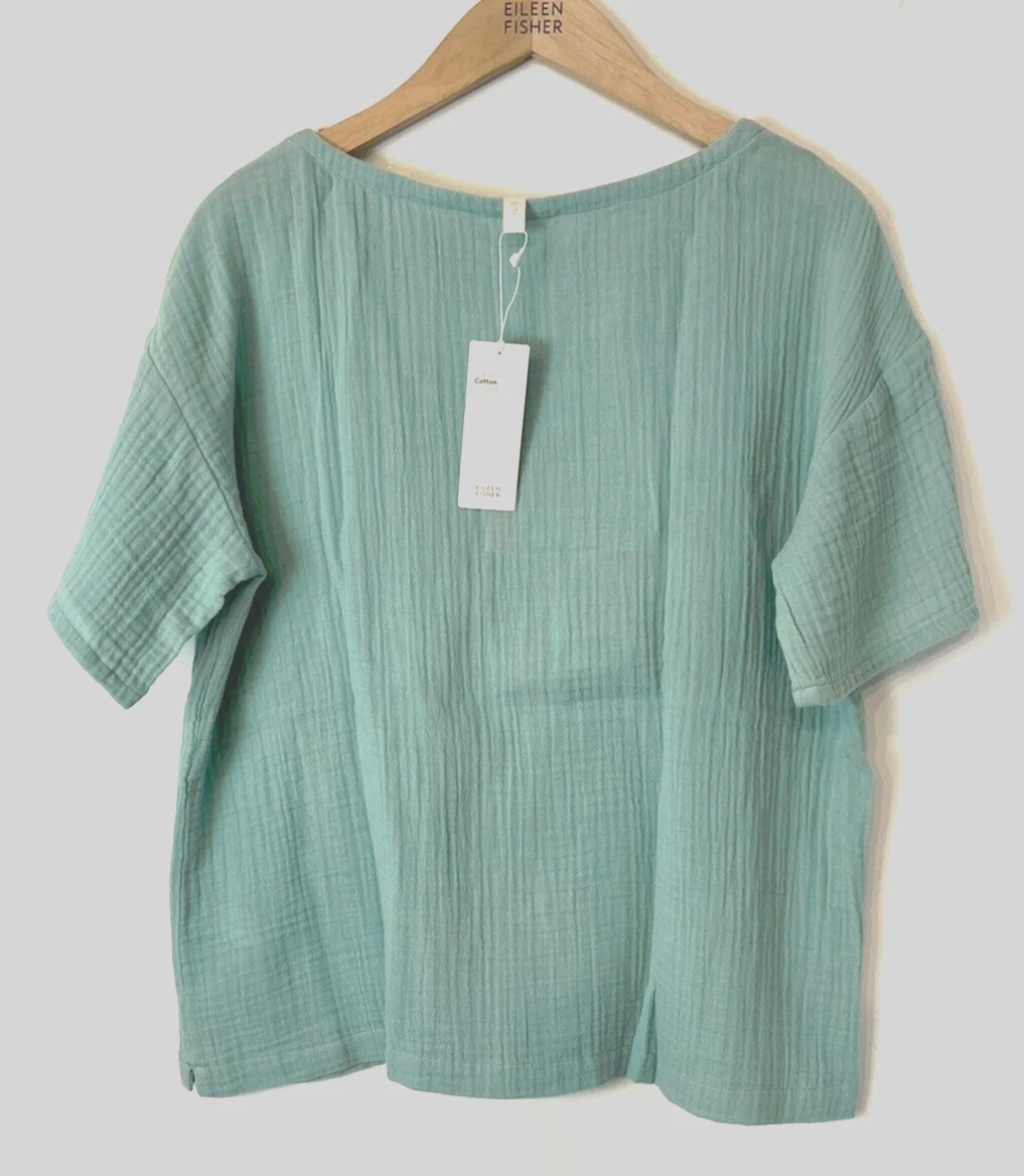 Eileen fisher sales gauze top