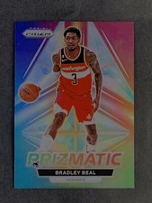 2022-23 Panini Prizm Prizmatic Bradley Beal #21 Silver Prizm - Wizards